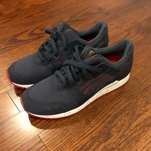 NWT Asics Gel-Lyte III Size 10.5 in Navy/Red
